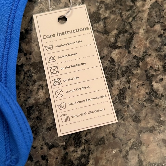 Fitten 47 bra and bottom blue set NWT Small - Picture 6 of 6